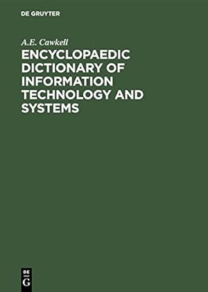 Immagine del venditore per Encyclopaedic Dictionary of Information Technology and Systems [Hardcover ] venduto da booksXpress