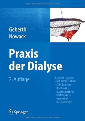 Seller image for Praxis der Dialyse (German Edition) by Geberth, Steffen, Nowack, Rainer [Hardcover ] for sale by booksXpress