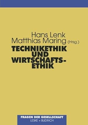 Imagen del vendedor de Technikethik und Wirtschaftsethik: Fragen der praktischen Philosophie (Fragen Der Gesellschaft) (German Edition) [Paperback ] a la venta por booksXpress