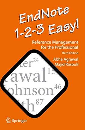 Imagen del vendedor de EndNote 1-2-3 Easy!: Reference Management for the Professional by Agrawal, Abha, Rasouli, Majid [Paperback ] a la venta por booksXpress