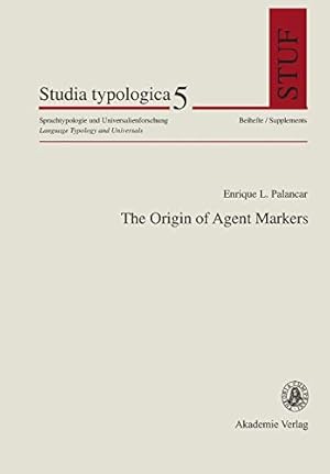 Seller image for The Origin of Agent Markers (Studia Typologica) (German Edition) [Soft Cover ] for sale by booksXpress