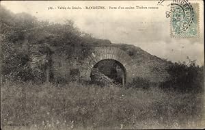Ansichtskarte / Postkarte Mandeure Doubs, Porte d'un ancien Theatre romain