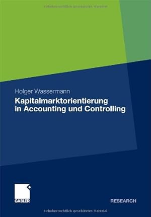 Bild des Verkufers fr Kapitalmarktorientierung in Accounting und Controlling (German Edition) by Wassermann, Holger [Paperback ] zum Verkauf von booksXpress