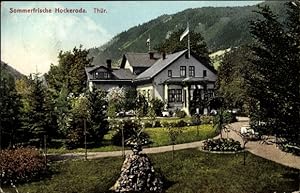 Bild des Verkufers fr Ansichtskarte / Postkarte Hockeroda Kaulsdorf in Thringen, Sommerfrische, Haus mit Garten zum Verkauf von akpool GmbH