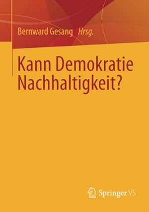 Immagine del venditore per Kann Demokratie Nachhaltigkeit? (German Edition) [Paperback ] venduto da booksXpress