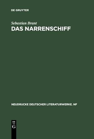 Bild des Verkufers fr Das Narrenschiff (Neudrucke Deutscher Literaturwerke. N. F.) (German Edition) by Brant, Sebastian [Hardcover ] zum Verkauf von booksXpress