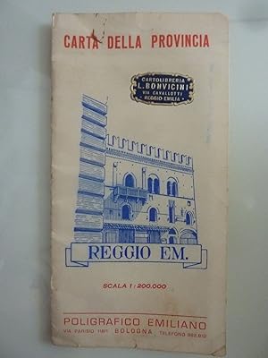 CARTA DELLA PROVINCIA REGGIO EMILIA Scala 1: 200.000