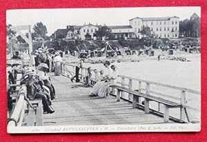 Ansichtskarte Ostseebad Brunshaupten i.M. Ostseehotel (Bes. E. Selk) (Stempel Brunshaupten) (Kühl...