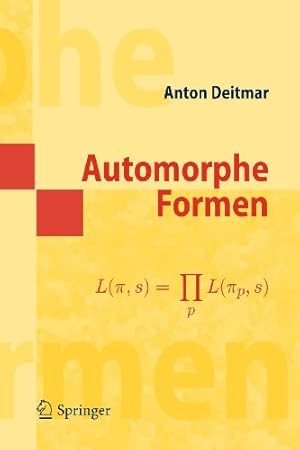 Immagine del venditore per Automorphe Formen (Masterclass) (German Edition) by Deitmar, Anton [Paperback ] venduto da booksXpress