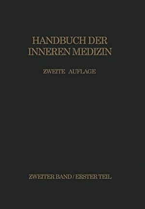 Seller image for Zirkulationsorgane Mediastinum · Zwerchfell Luftwege · Lungen · Pleura: Erster Teil (Handbuch der inneren Medizin) (German Edition) [Soft Cover ] for sale by booksXpress