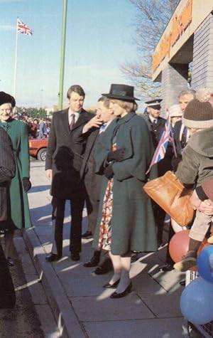 Princess Diana at York 1982 Yorkshire Royal Family Postcard
