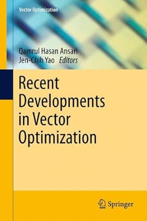 Immagine del venditore per Recent Developments in Vector Optimization [Hardcover ] venduto da booksXpress