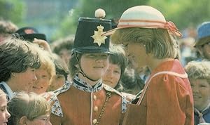 Princess Diana at Newfoundland Canada Scouts Guides Postcard