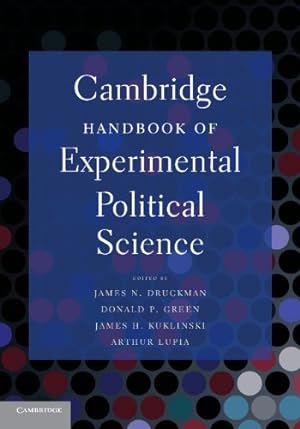 Seller image for Cambridge Handbook of Experimental Political Science [Paperback ] for sale by booksXpress