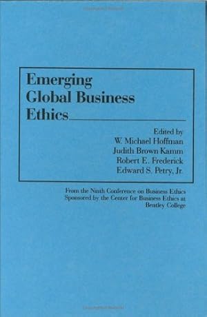 Seller image for Emerging Global Business Ethics [Hardcover ] for sale by booksXpress