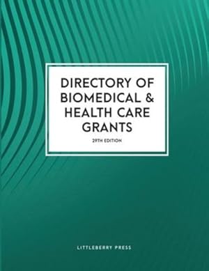 Bild des Verkufers fr Directory of Biomedical and Health Care Grants [Paperback ] zum Verkauf von booksXpress