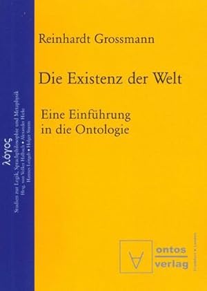 Image du vendeur pour Die Existenz Der Welt: Eine Einfuhrung in Die Ontologie (Logos) (German Edition) by Grossmann, Reinhardt [Paperback ] mis en vente par booksXpress