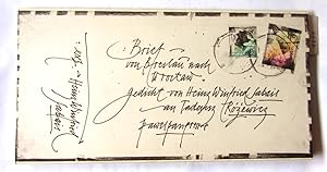 Brief von Breslau nach Wroclaw. Gedicht. Mit Graphiken von Sascha Juritz. ("pro poém")