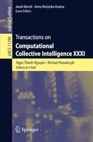 Immagine del venditore per Transactions on Computational Collective Intelligence XXXI (Lecture Notes in Computer Science) [Paperback ] venduto da booksXpress
