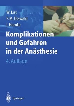 Imagen del vendedor de Komplikationen und Gefahren in der Anästhesie (German Edition) [Paperback ] a la venta por booksXpress