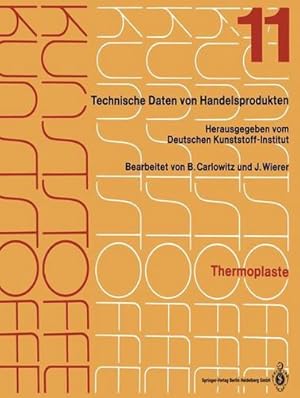 Seller image for Thermoplaste: Merkblätter 40014400 (Kunststoffe) (German Edition) by Carlowitz, Bodo, Wierer, Jutta [Paperback ] for sale by booksXpress