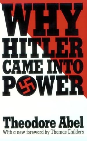 Seller image for Why Hitler Came into Power by Abel, Theodore [Paperback ] for sale by booksXpress