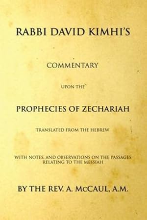 Seller image for Commentary upon the Prophecies of Zechariah: [Soft Cover ] for sale by booksXpress