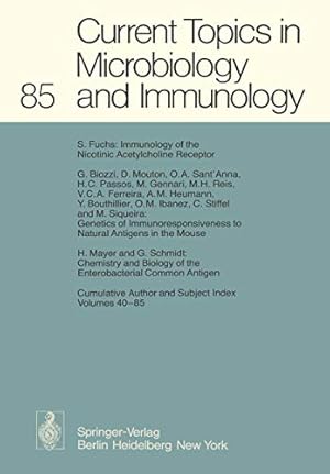 Seller image for Current Topics in Microbiology and Immunology [Soft Cover ] for sale by booksXpress