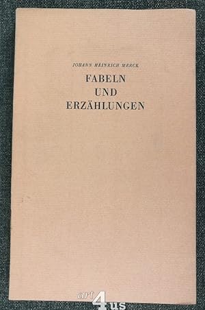 Imagen del vendedor de Fabeln und Erzhlungen. Nach der Handschrift hrsg. von Hermann Bruning-Oktavio / Hessische Beitrge zur deutschen Literatur a la venta por art4us - Antiquariat