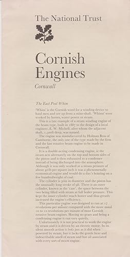 Seller image for Cornish Engines for sale by timkcbooks (Member of Booksellers Association)