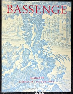 Bild des Verkufers fr Bassenge : Auktion 99. 18. und 19. April 2012. Literatur und Buchillustration des 17. - 19. Jahrhunderts zum Verkauf von art4us - Antiquariat