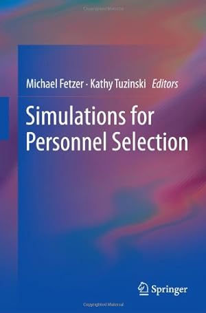 Bild des Verkufers fr Simulations for Personnel Selection [Hardcover ] zum Verkauf von booksXpress