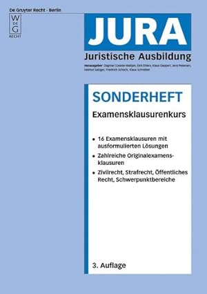 Immagine del venditore per Examensklausurenkurs (Jura-Sonderheft) (German Edition) by Coester-Waltjen, Dagmar [Paperback ] venduto da booksXpress