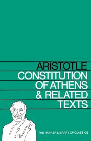 Image du vendeur pour Constitution of Athens and Related Texts (Hafner Library of Classics) by Aristotle [Paperback ] mis en vente par booksXpress