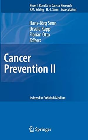 Seller image for Cancer Prevention II (Recent Results in Cancer Research) (No. 2) [Hardcover ] for sale by booksXpress