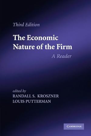 Seller image for The Economic Nature of the Firm: A Reader by Kroszner, Randall S. [Paperback ] for sale by booksXpress