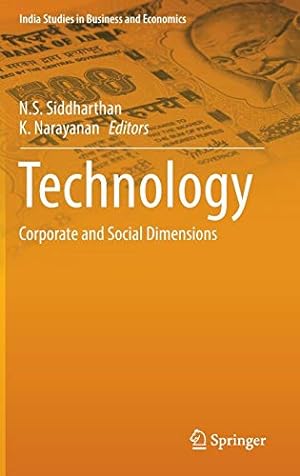 Seller image for Technology: Corporate and Social Dimensions (India Studies in Business and Economics) [Hardcover ] for sale by booksXpress