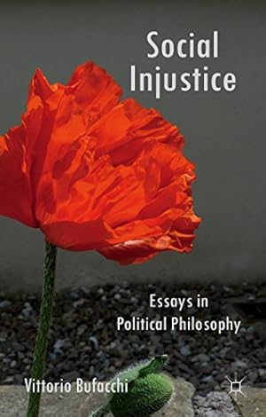 Seller image for Social Injustice by Bufacchi, Vittorio [Paperback ] for sale by booksXpress
