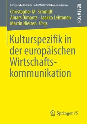 Seller image for Kulturspezifik in der europäischen Wirtschaftskommunikation (Europäische Kulturen in der Wirtschaftskommunikation) (German Edition) [Paperback ] for sale by booksXpress
