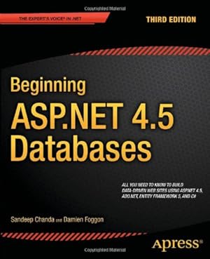 Imagen del vendedor de Beginning ASP.NET 4.5 Databases by Chanda, Sandeep, Foggon, Damien [Paperback ] a la venta por booksXpress