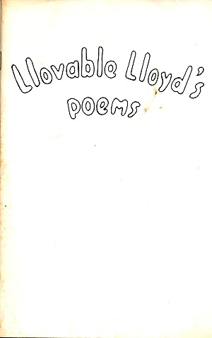 Llovable Lloyd's Poems