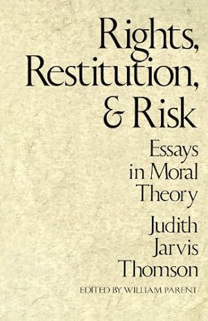 Immagine del venditore per Rights, Restitution, and Risk: Essays in Moral Theory by Thomson, Judith Jarvis [Paperback ] venduto da booksXpress