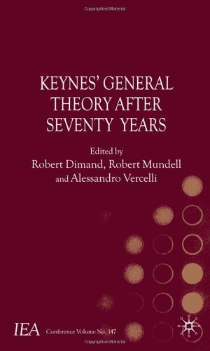 Immagine del venditore per Keynes's General Theory After Seventy Years (International Economic Association Series) [Hardcover ] venduto da booksXpress