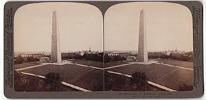 Bild des Verkufers fr Stereo-Fotografie Underwood, Underwood Publishers, Arlington N. J., Ansicht Boston, Bunker Hill Monument zum Verkauf von Bartko-Reher