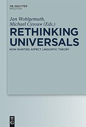 Image du vendeur pour Rethinking Universals (Empirical Approaches to Language Typology) [Hardcover ] mis en vente par booksXpress