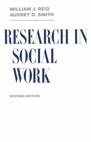 Seller image for Research in Social Work by Fortune, Anne, Reid, William, Smith, Audrey [Hardcover ] for sale by booksXpress