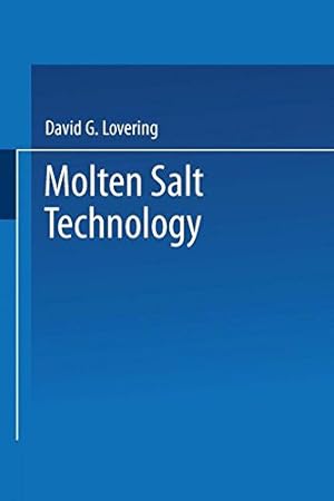 Bild des Verkufers fr Molten Salt Technology by Lovering, David G. [Paperback ] zum Verkauf von booksXpress