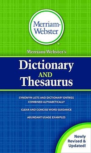 Seller image for MerriamWebsters Dictionary and Thesaurus (Hardcover) for sale by Grand Eagle Retail