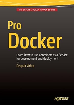 Seller image for Pro Docker by Vohra, Deepak [Paperback ] for sale by booksXpress