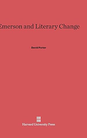 Seller image for Emerson and Literary Change [Hardcover ] for sale by booksXpress